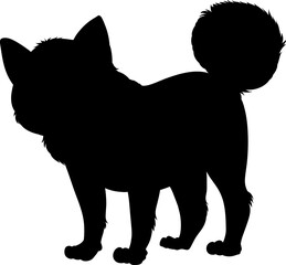 Dog Vector Silhouette Illustration