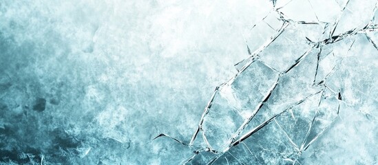Cracked ice texture, light blue, sharp edges, fractured glass effect.