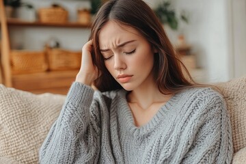 Dizzy Feeling in Young Asian Woman After Standing Up Fast Symptoms of Low Blood Pressure