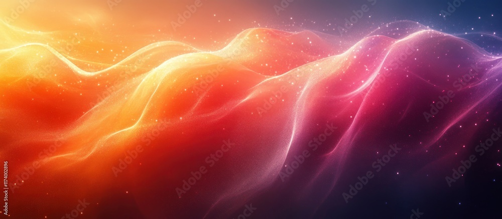 Poster abstract gradient background dark red black grainy noise texture glowing colorful soft light design