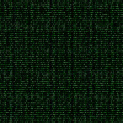 Green abstract technology binary code background with digital data streams. Ideal for cybersecurity, data networks, coding, encryption, and futuristic designs