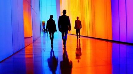 Vibrant Hybrid Professional Meetup Setting