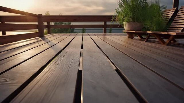 Close up views rustic wooden boards forming beautiful antique terrace ideal backgrounds home decor inspiration outdoor setups