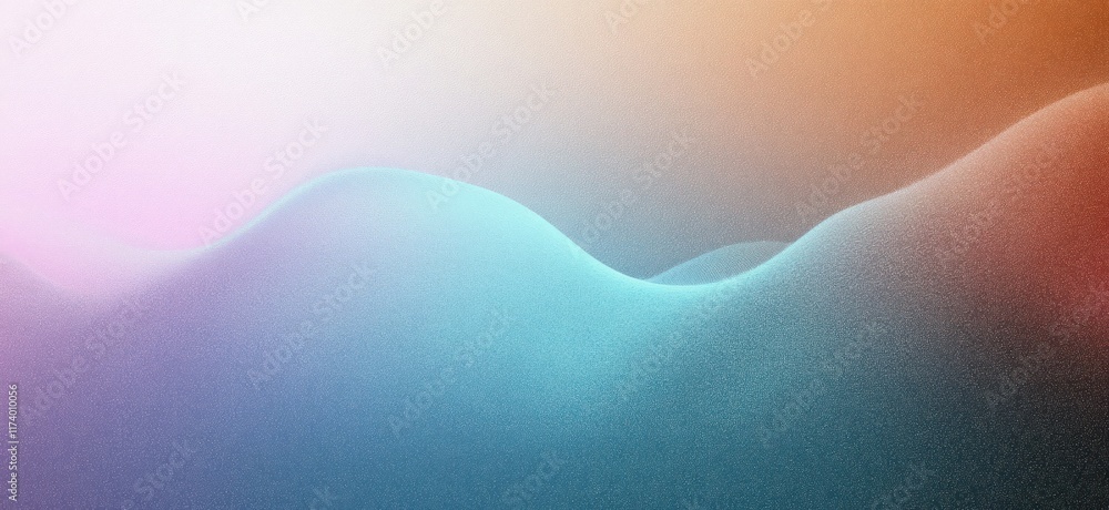 Aufkleber abstract gradient background with soft pastel colors smooth textured design for banner poster and wa
