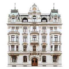Obraz premium vienna building photo white background