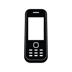 mobile phone isolated on white background