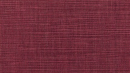 Fototapeta premium Close-up of red textured fabric background.