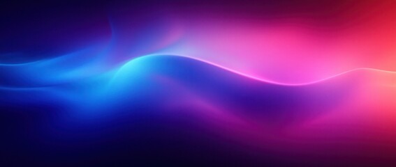 Obraz premium Vibrant Abstract Gradient Background in Blue Purple Neon Colours with Soft Lighting and Ethereal Glow