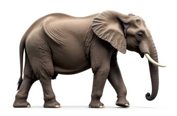 Obraz premium Elephant on white background