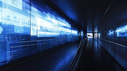 Modern Touchscreen Walls for Collaborative Workspaces