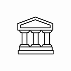 bank finance icon sign vector