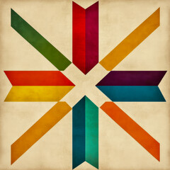 Abstract Geometric Pattern Art