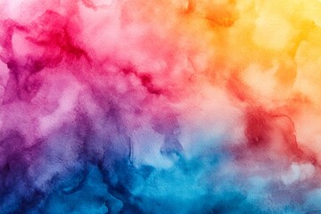 Obraz premium Colorful explosion of powder forming vibrant cloud