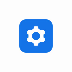 settings configuration icon sign vector