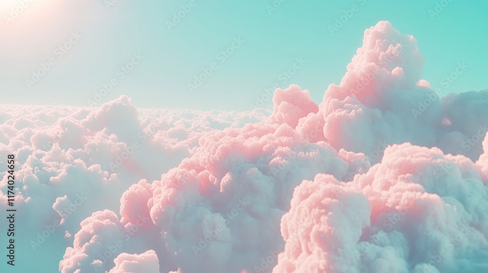 Poster soft gradient blur creating a dreamy abstract background