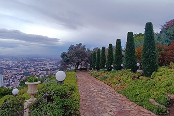 The Hanging Gardens of Haifa, Israel
