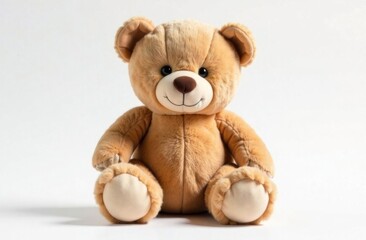 Teddy bear on white background