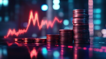 IPO Process Illustration showing Company Transition from Private to Public with Stock Market Investment Growth and Potential Profits