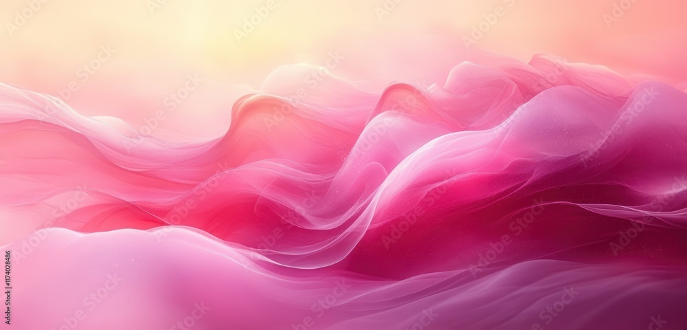 Aufkleber Pastel Pink Beige Gradient Background Soft Noise Texture Abstract Design Copy Space