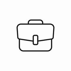 portfolio suitcase icon sign vector