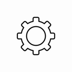 settings configuration icon sign vector