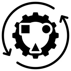 Adaptive Control Glyph Icon