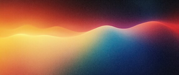 Vibrant Gradient Background Abstract Design with Glowing Colors in Smooth Modern Style