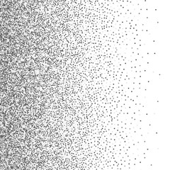 sparkling abstract silver glitter background, metal Christmas confetti falling. light shining Flying glitter dots particles, sparkle vector border backdrop.