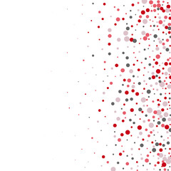 Gray and red falling circles. Png