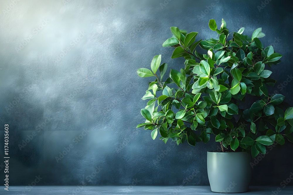 Poster stock photo features a simple and elegant grey gradient background, providing a neutral and versatil