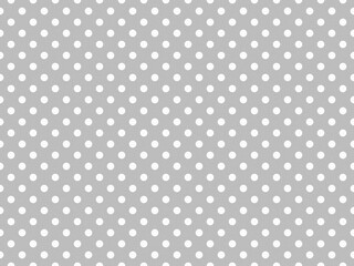 texturised white color polka dots over silver grey background © Claudio Divizia