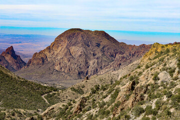 Mountain Landscape with Blue Skies