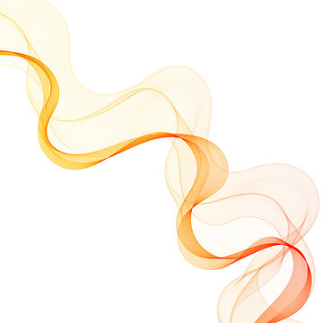 Orange abstract wave. presentation template. decor for shell brochures, flyers, postcards. layout for an advertising banner. Png
