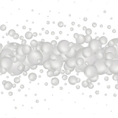Light gray  Pearl. Falling Gems Abstract Background. Shiny Design. Png