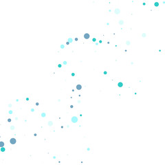 Blue waveshimmering particles.  Pn