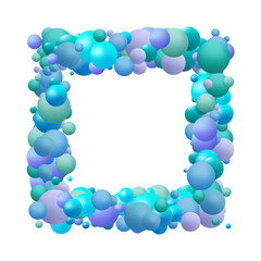 Blue  Pearl. Falling Gems Abstract Background. Shiny Design. Png