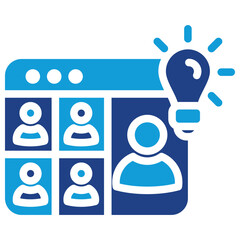 Webinar Flat Icon