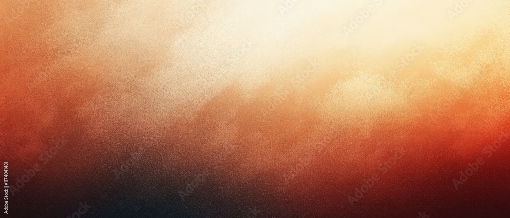 Poster warm gradient background earthy tones soft textured glow abstract expressionism design