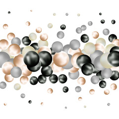 Abstract  pink balloons.  design element. Png