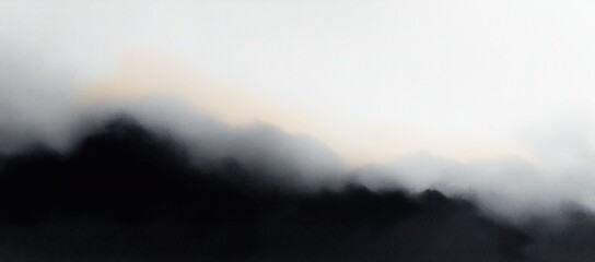 Smooth Gradient Monochrome Abstract Background with Noise Texture and Soft Lighting