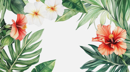 Elegant wedding invitation card background vector. Minimal hand painted watercolor botanical flowers texture template background. Design for wedding, vip cover, poster, rsvp moderncard.Valentine's Day