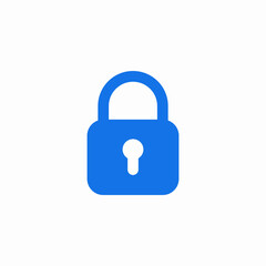 lock safety icon sign vector