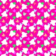 Medicine seamless teeth pattern for wrapping paper and fabrics and linens