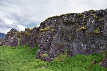 Thingvellir National Park &THORN;ingvellir, historic site, first parliament and national park UNESCO in Iceland, east of Reykjav&iacute;k Europe