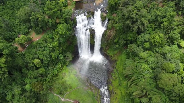 Tad Yuang Waterfalls ,champasack province ,Laos PDR