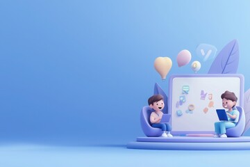 Collaborative virtual whiteboard experience online learning digital illustration engaging environment two users creative collaboration