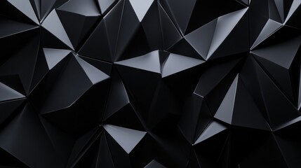 Fototapeta premium Abstract Black Triangular Pattern