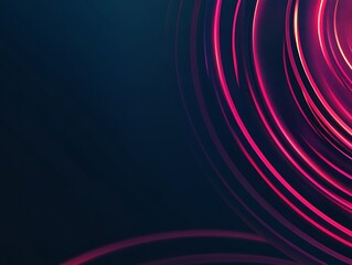 Abstract Dark Background With Pink Swirling Lines