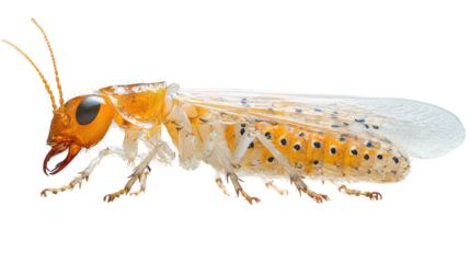 shield bug isolated on white background