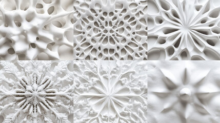 Intricate Snowflake Structures